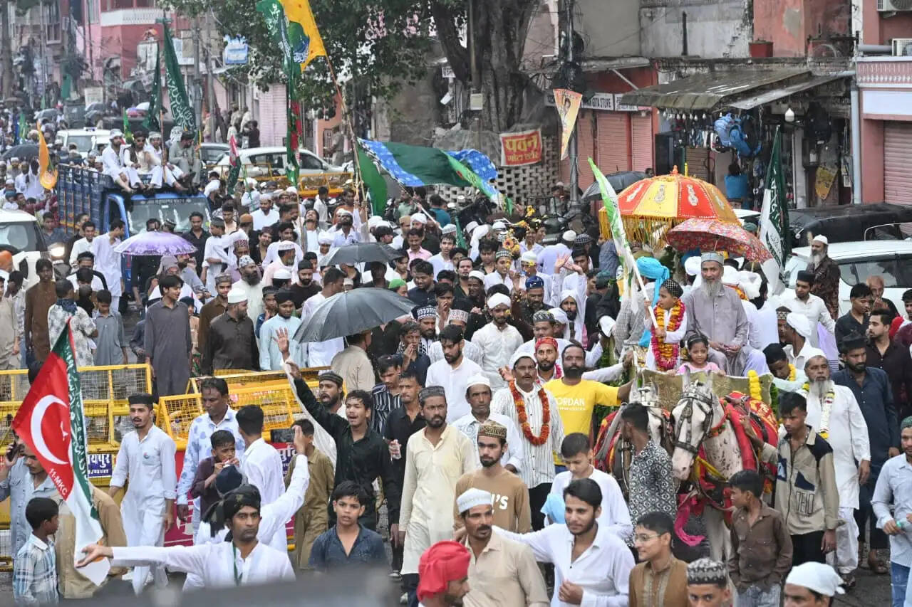 जुलूस-ए-मोहम्मदी में उमड़ा आस्था का सैलाब: चार दरवाजा से कर्बला तक निकला जुलूस