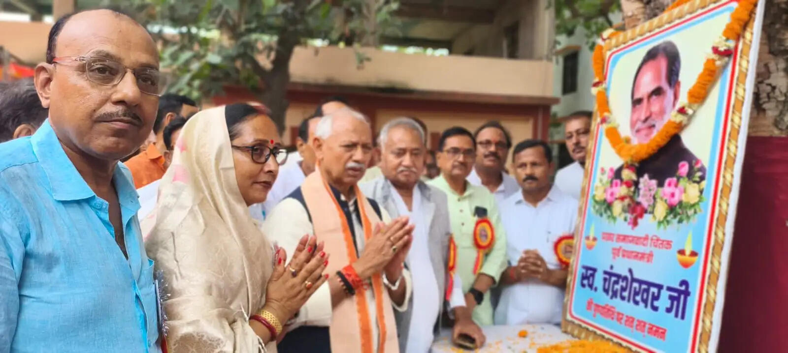 पूर्व प्रधानमंत्री चंद्रशेखर की जन्म शताब्दी पर क्षत्रिय छात्रावास में श्रद्धांजलि सभा आयोजित