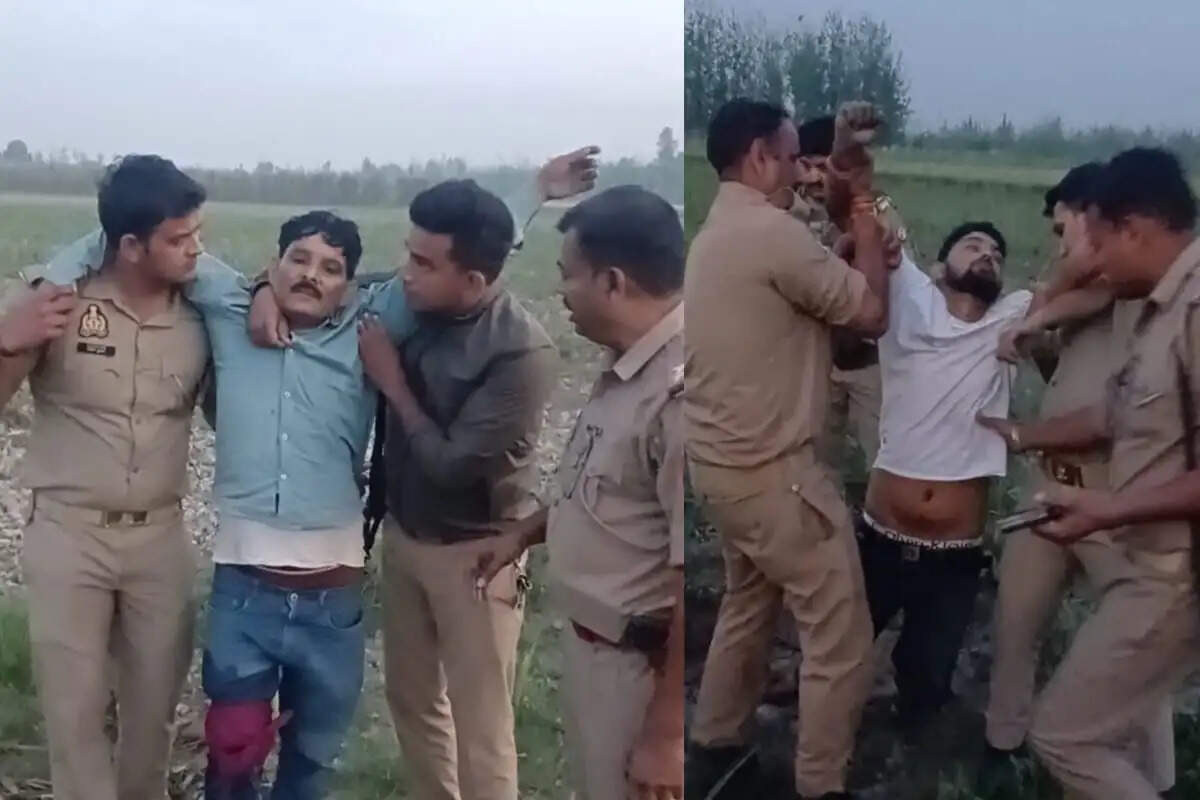 मुठभेड़ में चार गौकश गिरफ्तार, दो को लगी गोली; एक पुलिसकर्मी भी घायल