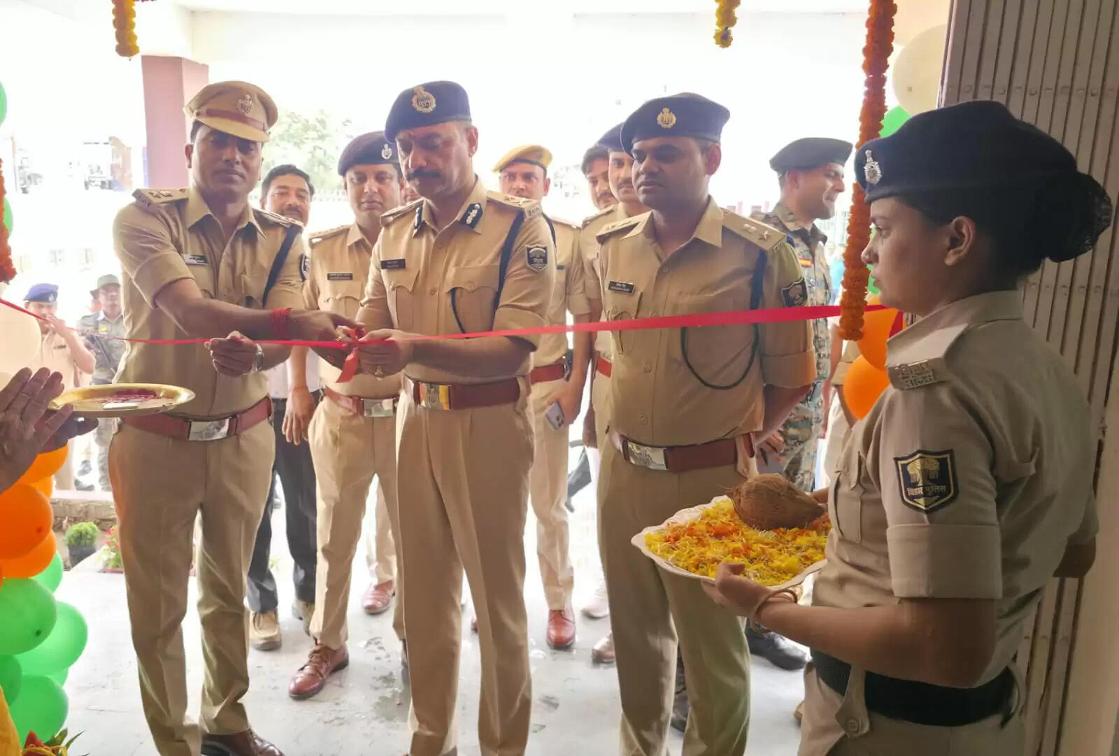 औद्योगिक थाना के नए भवन का उद्घाटन