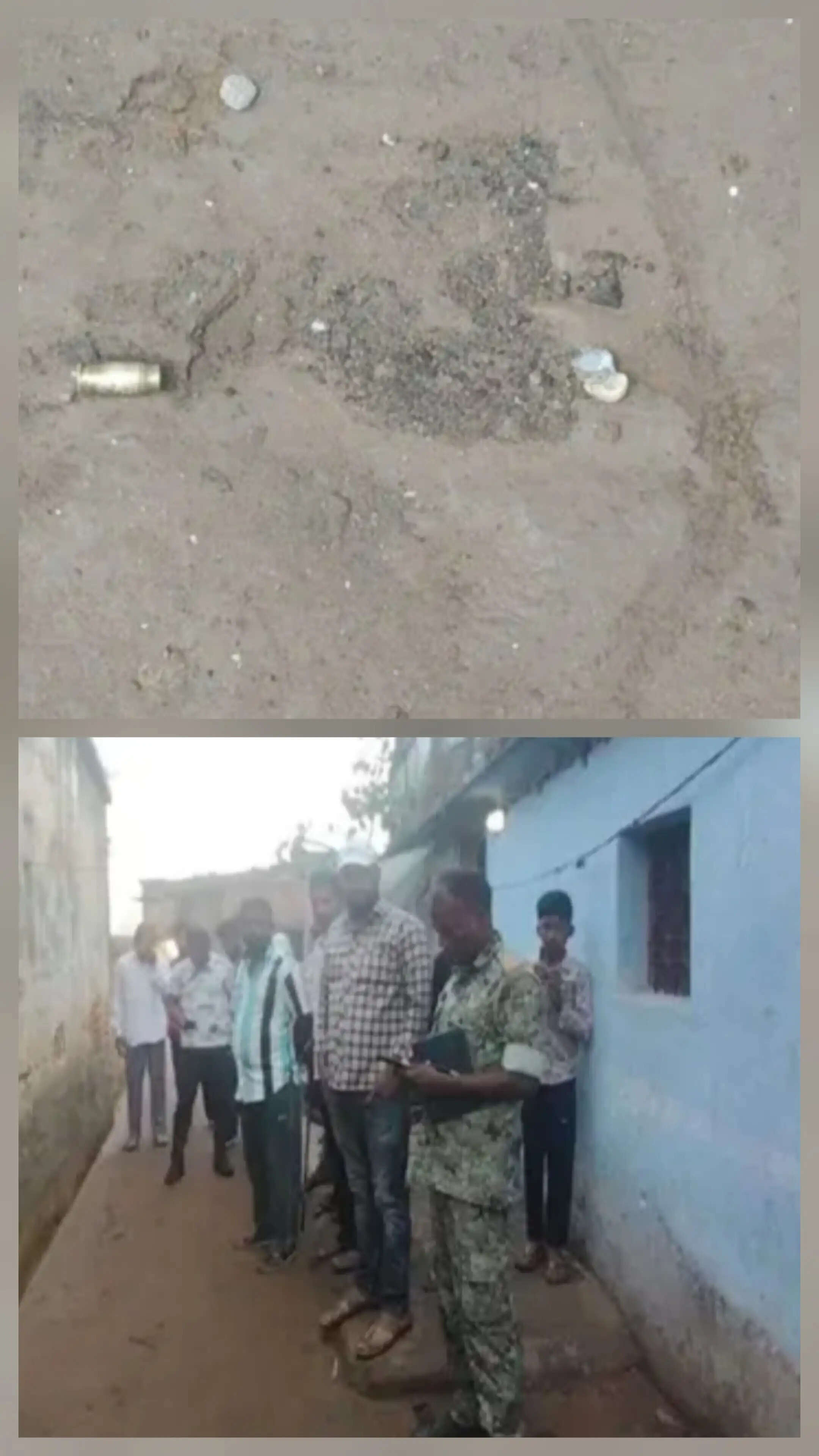 बाइक सवार अपराधियों ने ट्रक चालक के घर की फायरिंग