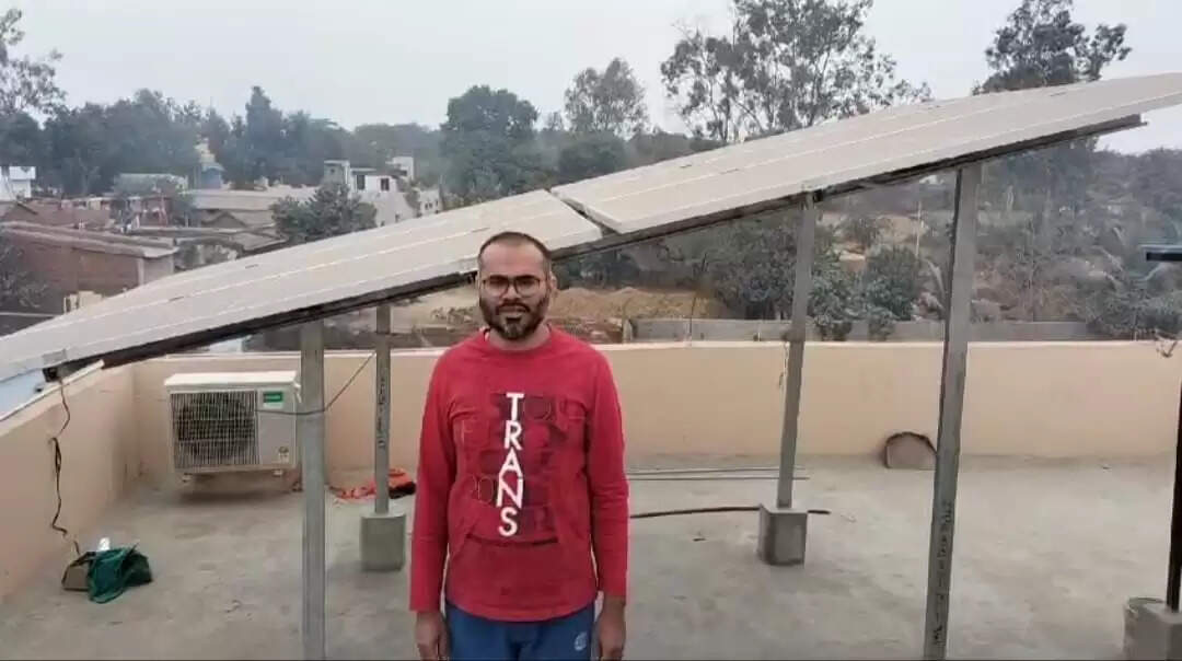 प्रधानमंत्री सूर्यघर मुफ्त बिजली योजना से भूपेन्द्र को बिजली बिल से मिल रही राहत