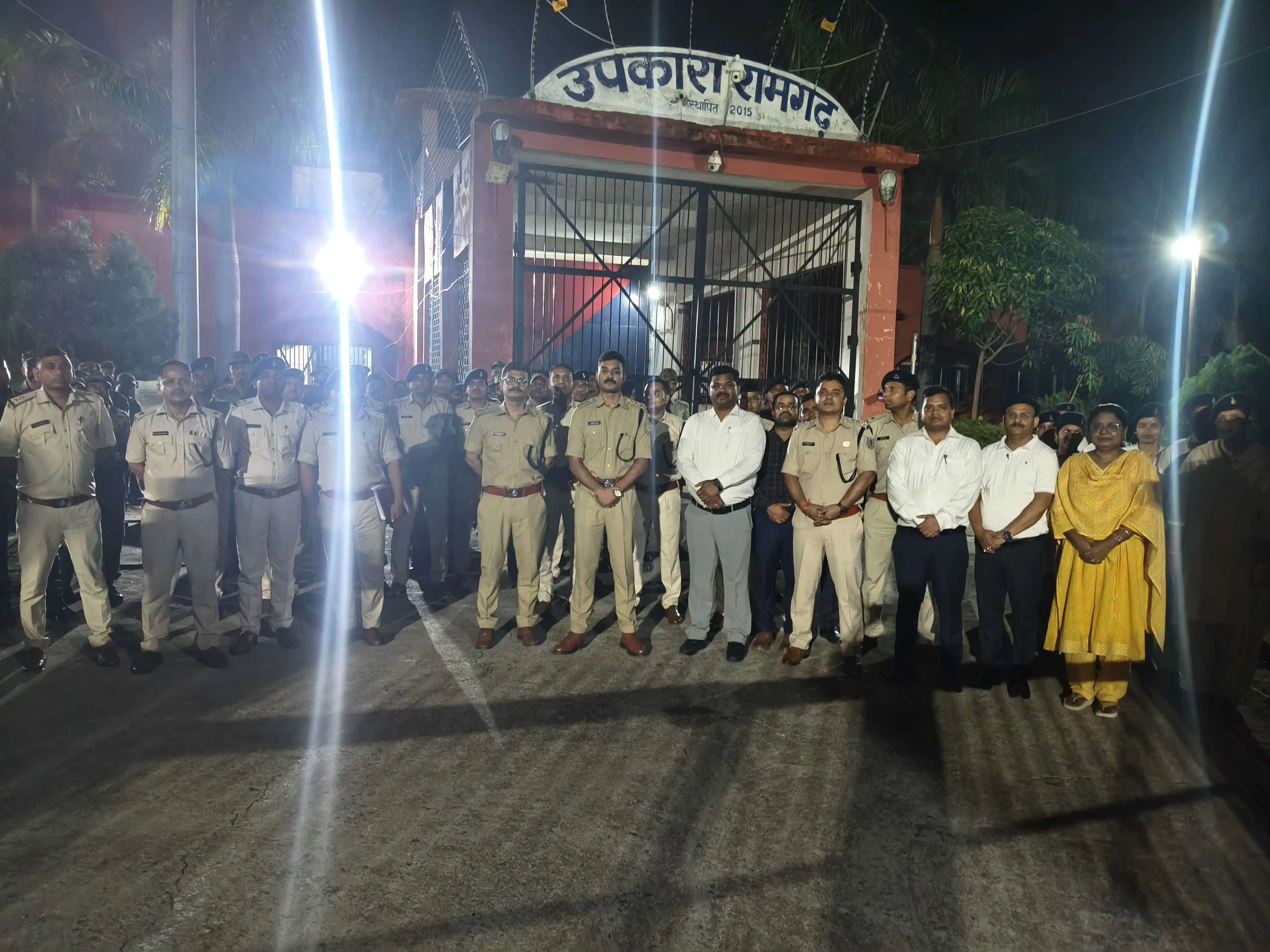 डीसी और एसपी के निर्देश पर रामगढ़ जेल का हुआ औचक निरीक्षण