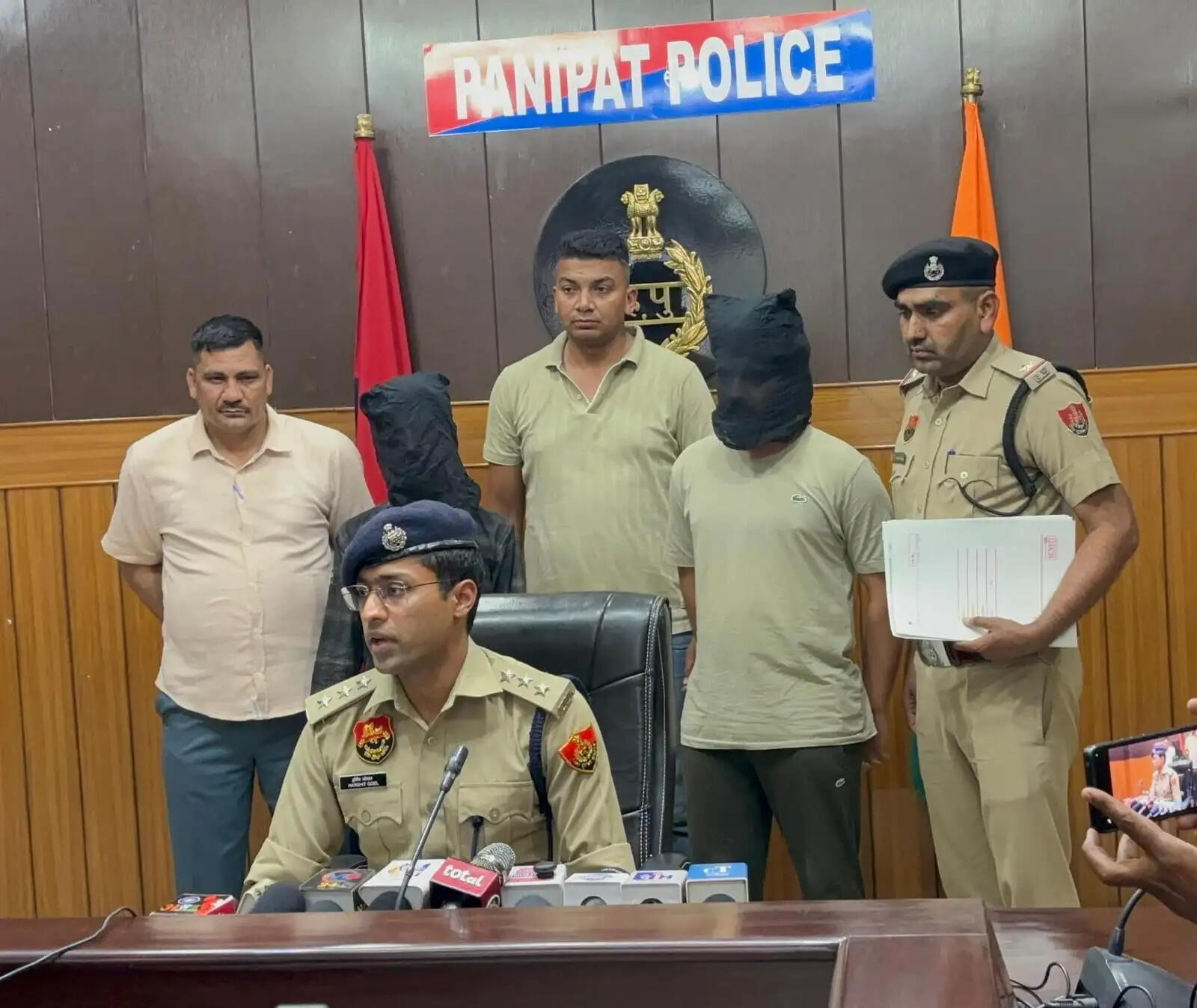 पानीपत: बुलेट से फायर स्टंट करने वाले दो आरोपी बाइक सहित&nbsp;गिरफ्तार