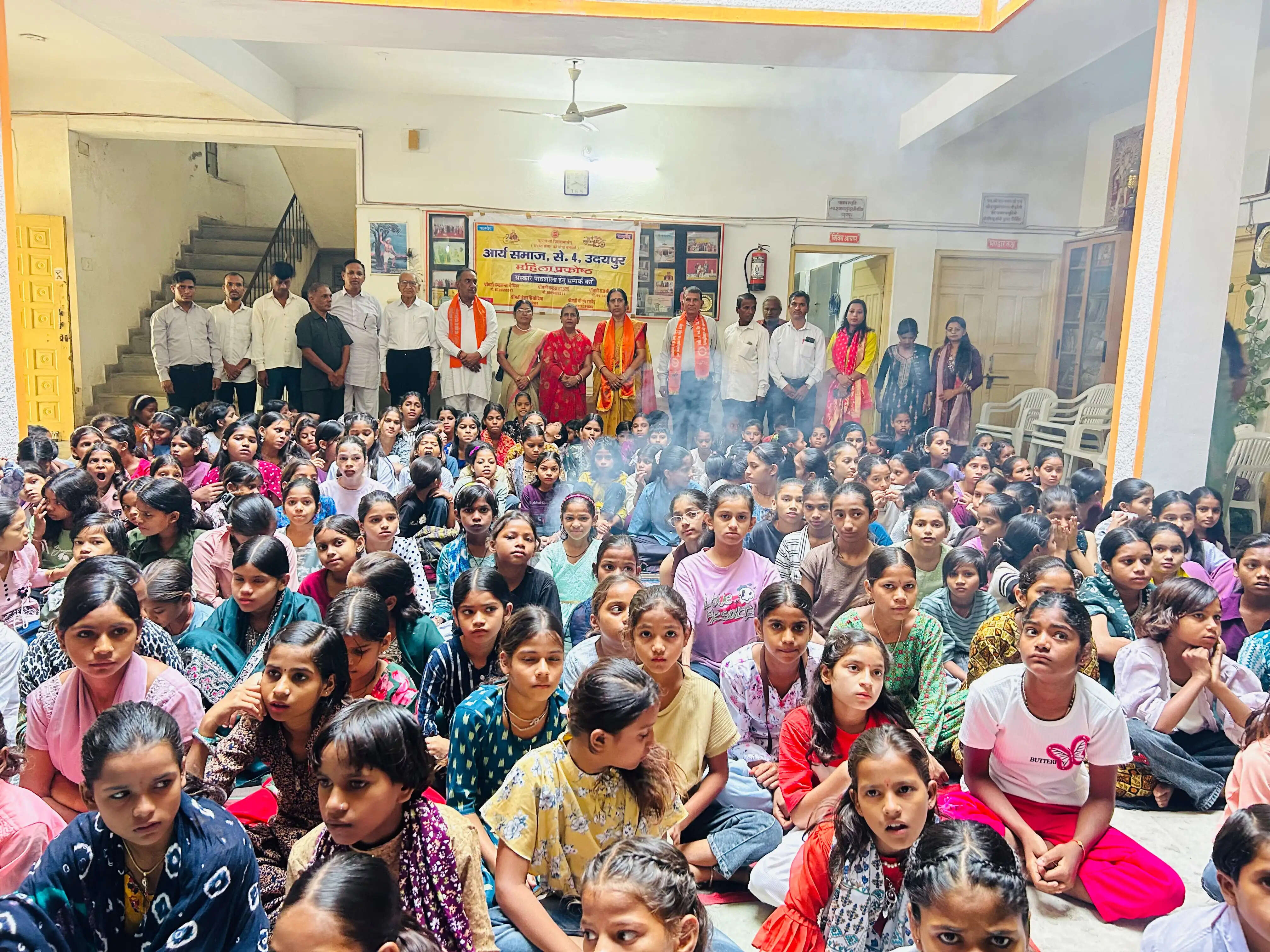 दुर्गाष्टमी पर 542 जनजाति कन्याओं का पूजन