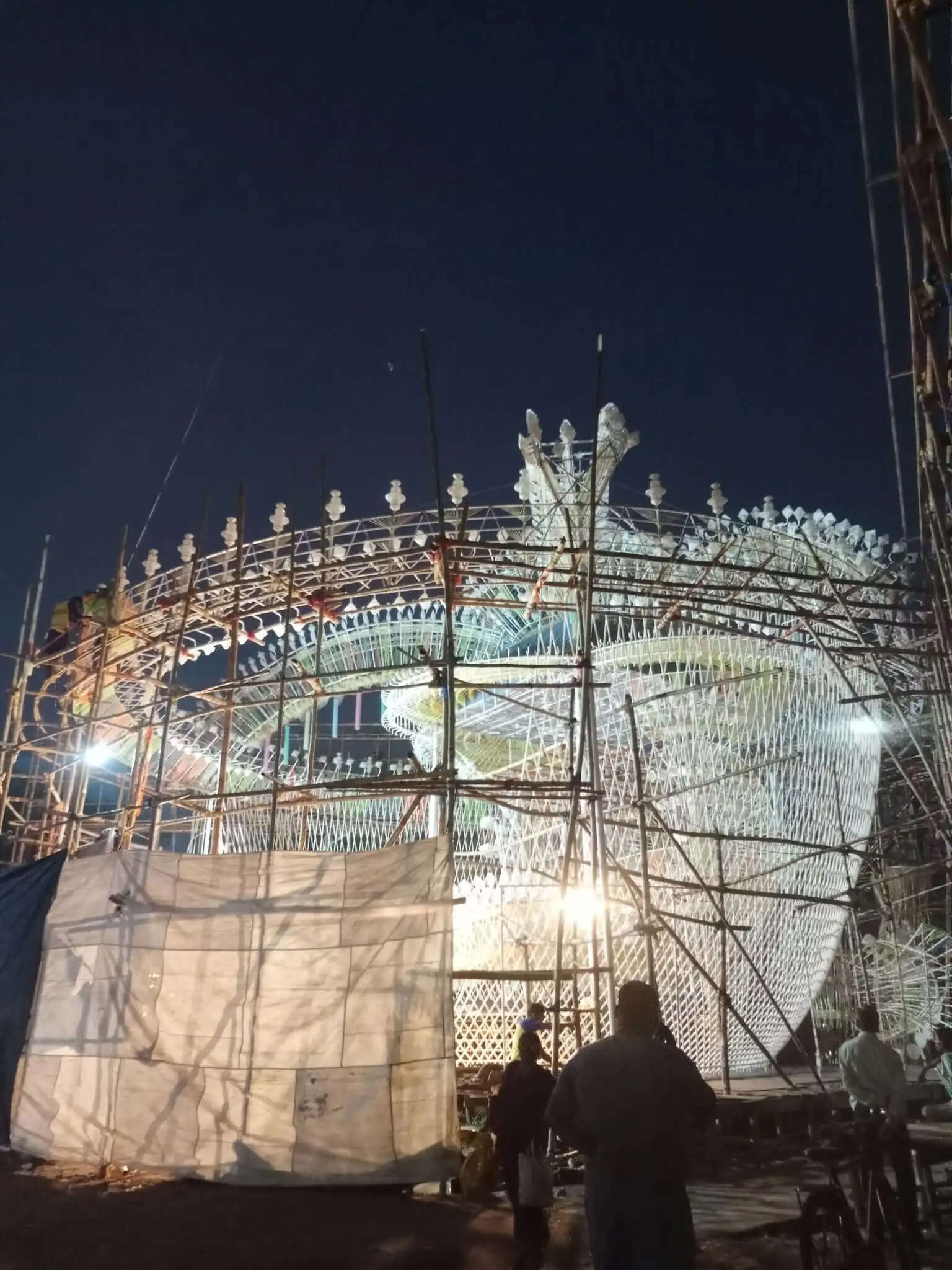 पूजा परिक्रमा : हल्दिया के मैत्रीभूमि में 40 हजार एलईडी बल्बों से जगमगाएगा दुर्गा पूजा पंडाल