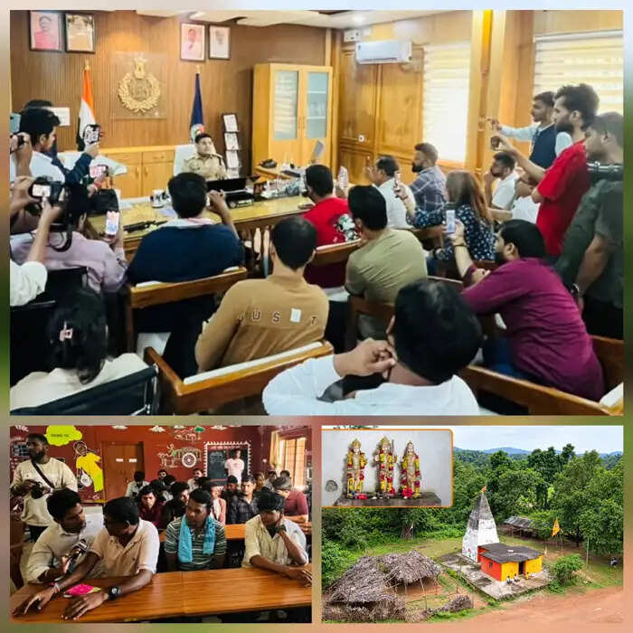 दिल्ली से आए इंफ्लुएंसर्स ने देखी बदलते बस्तर की तस्वीर, आत्मसमर्पित पूर्व नक्सलियों से किया संवाद