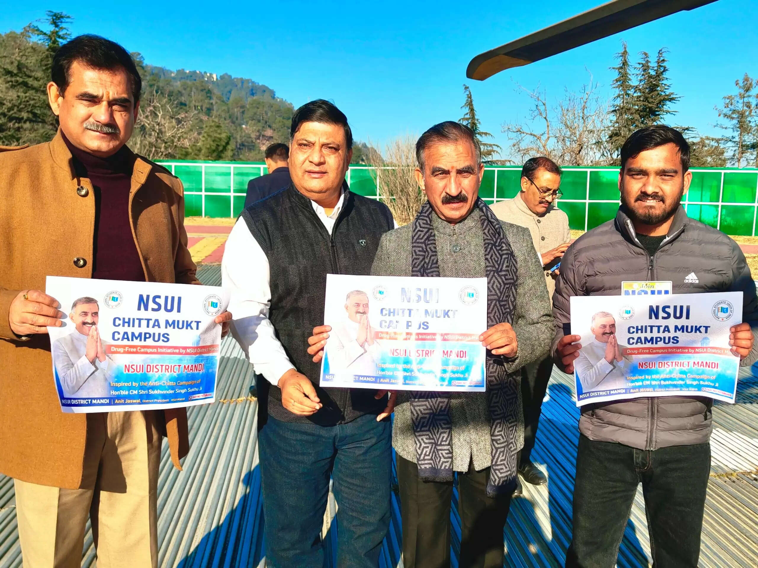 मुख्यमंत्री सुक्खू ने की एनएसयूआई के चिट्टा मुक्त कैंपस अभियान की शुरुआत