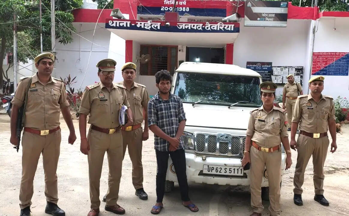 देवरिया: नाैशाद की हत्या में वांछित अभियुक्त गिरफ्तार