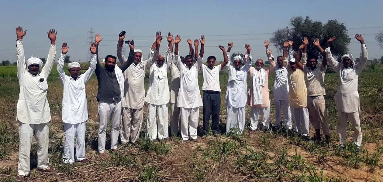 हिसार : भोजराज के किसानों का फैसला, खेतों में सौर ऊर्जा की हाई टेंशन लाइन नहीं लगने देंगे