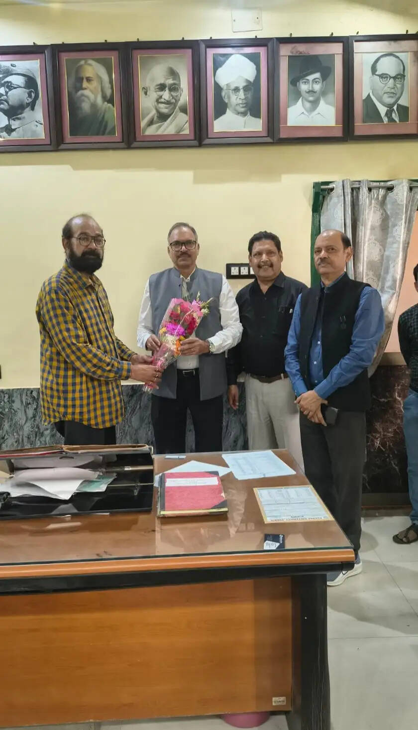 वीसी का मारवाड़ी कॉलेज में औचक निरीक्षण, लैब व लाइब्रेरी का लिया जायजा