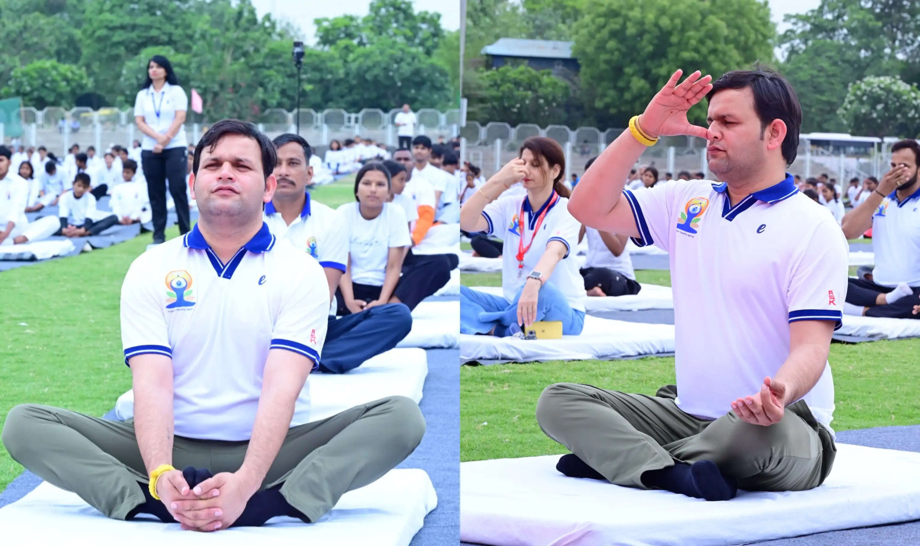 गुरुग्राम : योग दिवस पर खेल मंत्री ने युवाओं से किया योगयुक्त व नशामुक्त हरियाणा का आह्वान