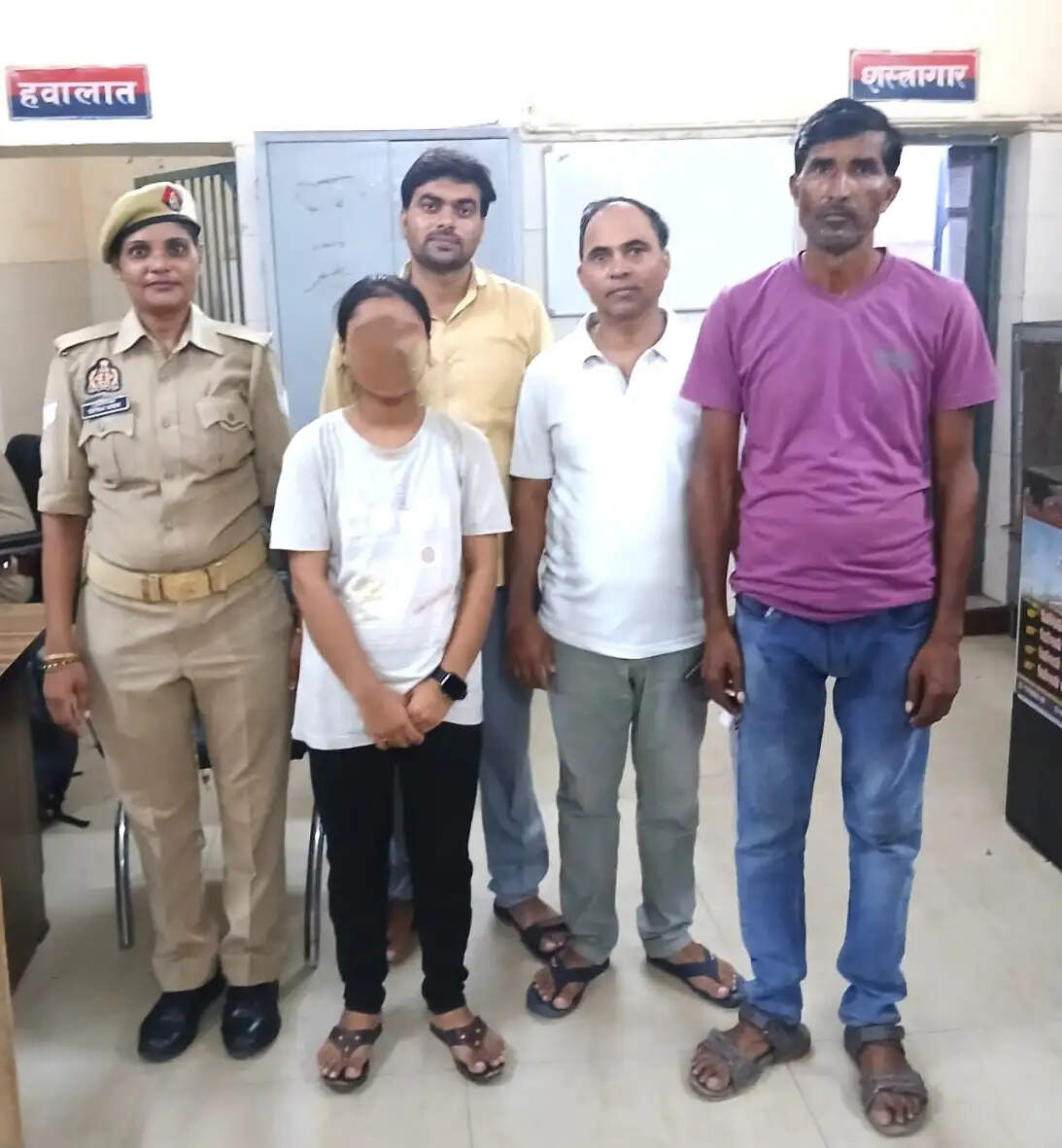जीआरपी ने ऑपरेशन मुस्कान के तहत किशोरी को किया बरामद, परिजनों को सुपुर्द