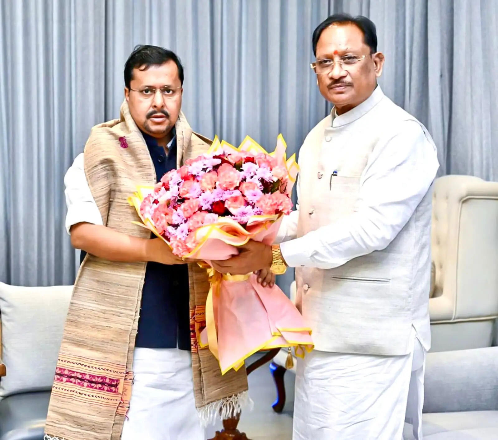 विष्णु देव साय ने की नितिन नवीन से मुलाकात