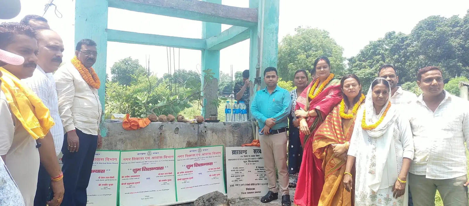 रामगढ़ में तीन स्थानों पर जलमीनार मरम्मत योजनाओं का शिलान्यास
