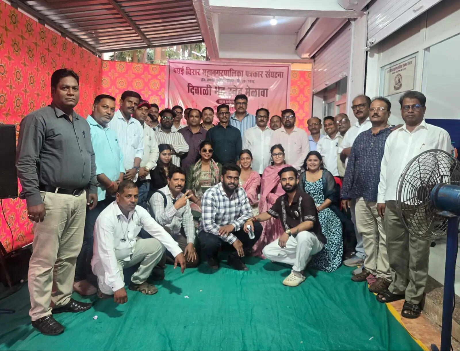 विरार में वीवीएमपीएस के दीपावली स्नेह मिलन में पत्रकार हितों के लिए एकजुट रहने का संकल्प