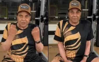 89 की उम्र में जिम में एक्सरसाइज करते दिखे धर्मेंद्र
