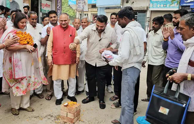 सोनीपत में विधायक ने करोड़ों के विकास कार्यों का किया शुभारंभ