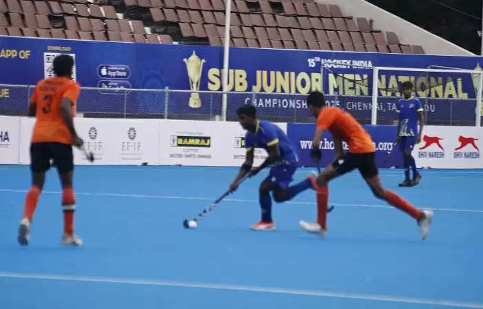 सब-जूनियर पुरुष हॉकी राष्ट्रीय चैम्पियनशिप : उत्तर प्रदेश, पंजाब, झारखंड और मध्य प्रदेश की टीम सेमीफाइनल में