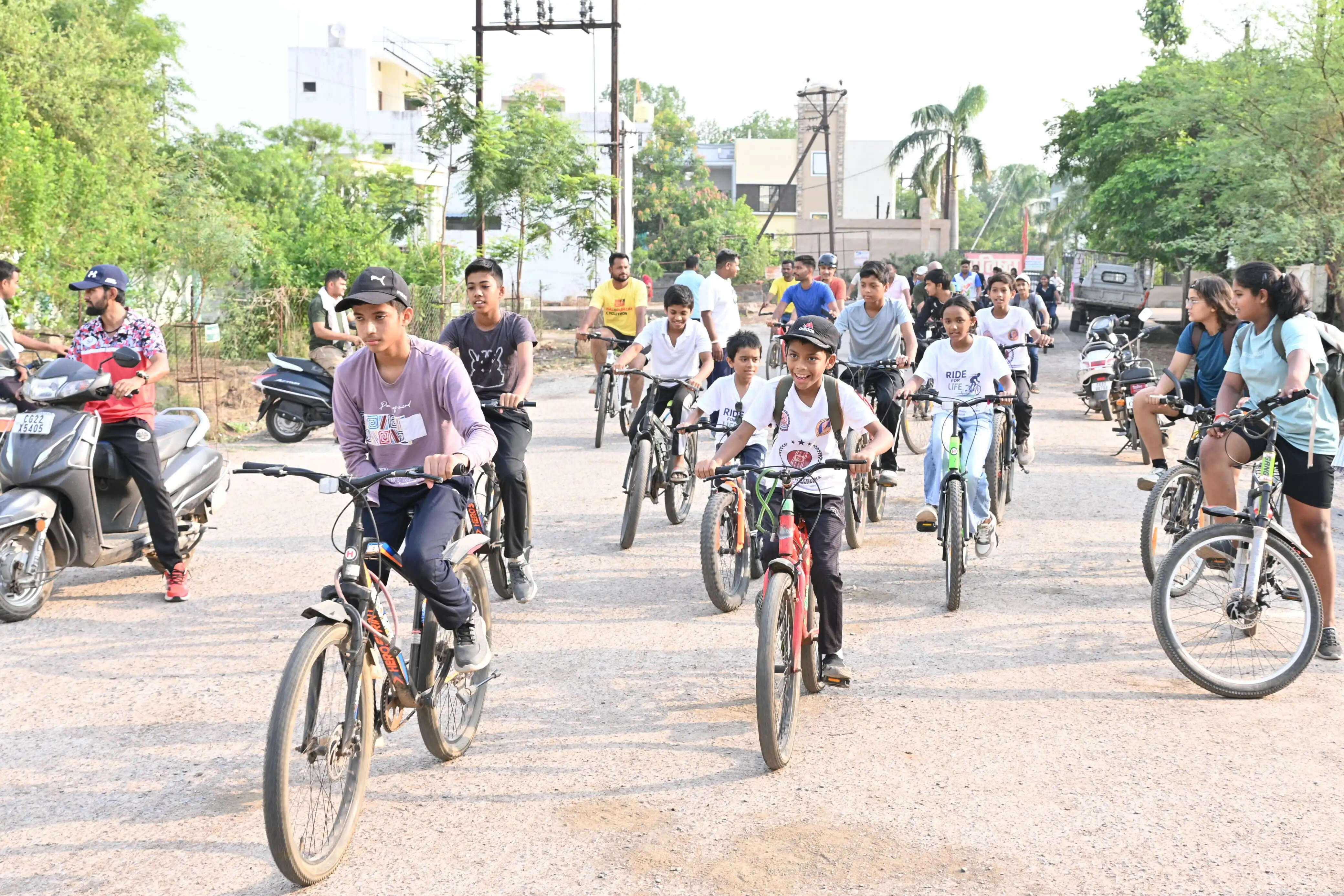 संडे ऑन साइकिल रैली में युवाओं का जोश, फिटनेस और पर्यावरण संरक्षण का दिया संदेश