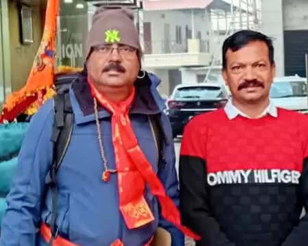 इंदौर से अयोध्या की 950 किमी पदयात्रा कर अयोध्या में करेगे प्रभु श्रीराम का दर्शन