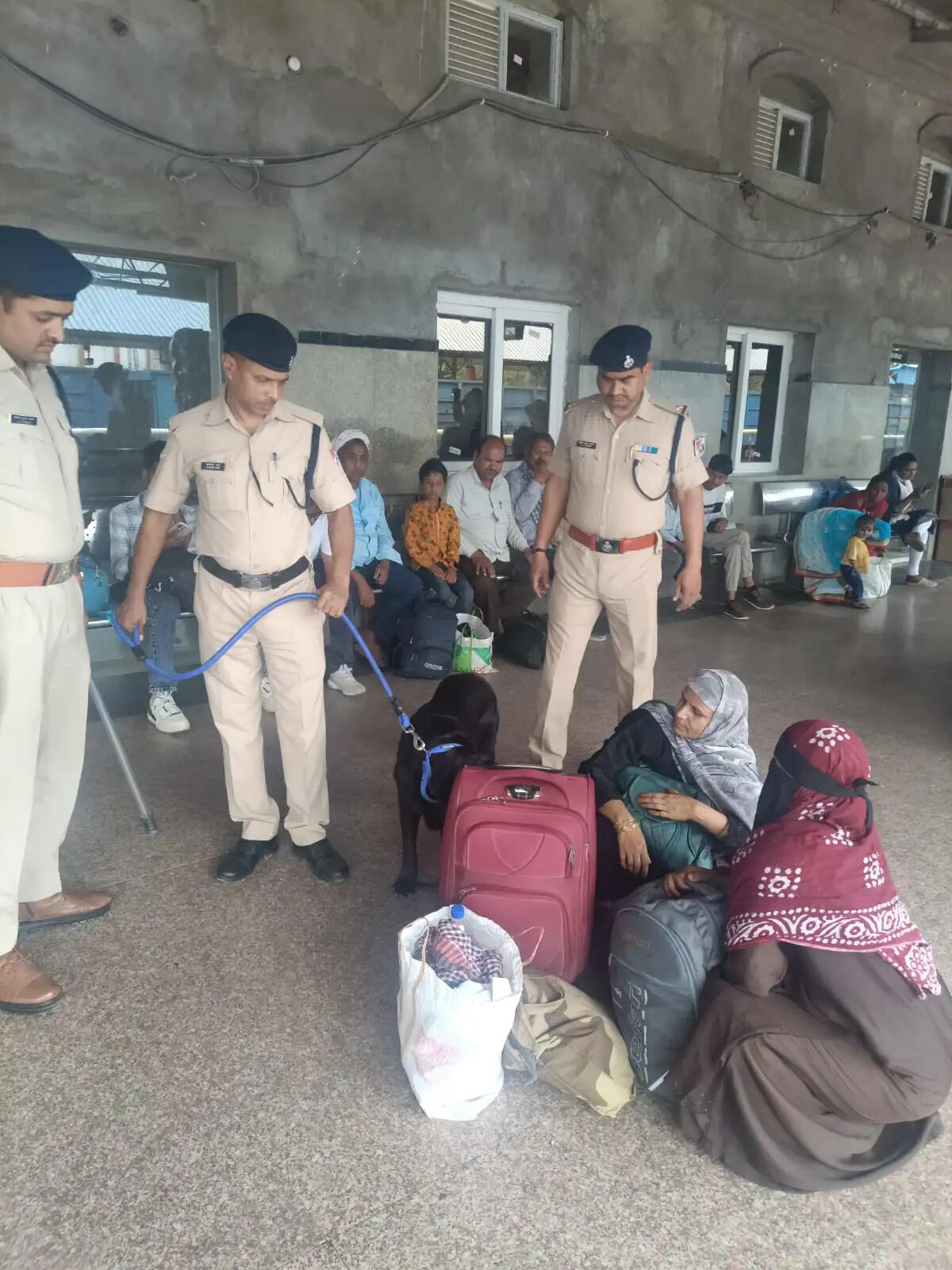 सीवान जंक्शन पर आरपीएफ की सघन चेकिंग, श्वान ‘रैंबो’ ने संभाली कमान