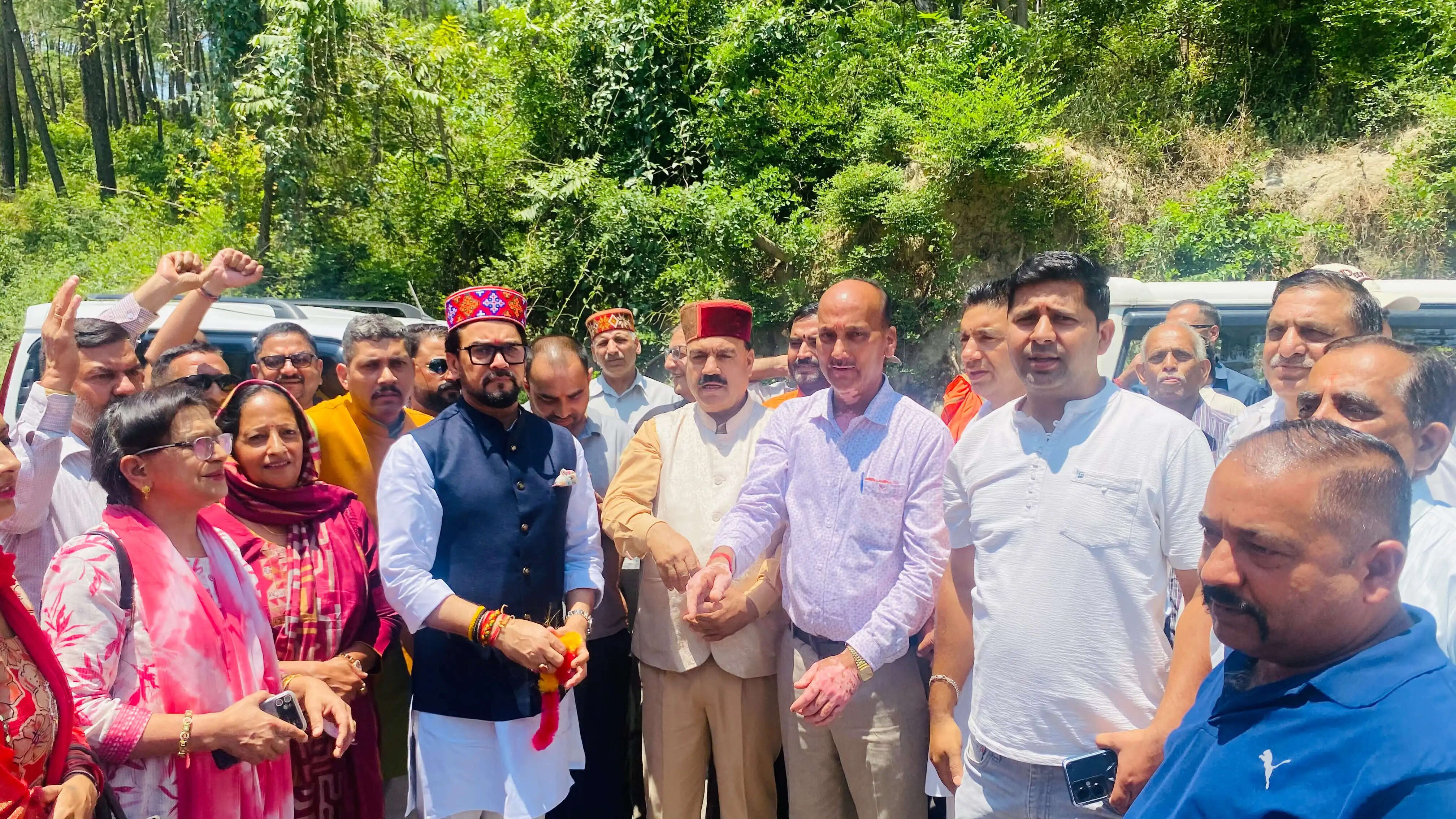 एचआरटीसी बस रूट बंद होने के विरोध में भाजपा का धरना-प्रदर्शन, जनहित में सेवाएं बहाल करने की मांग