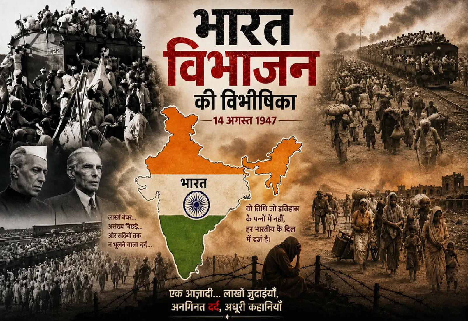 भारत विभाजन : वह त्रासदी, जिसे याद करते ही आज भी हृदय चीत्कार उठता है