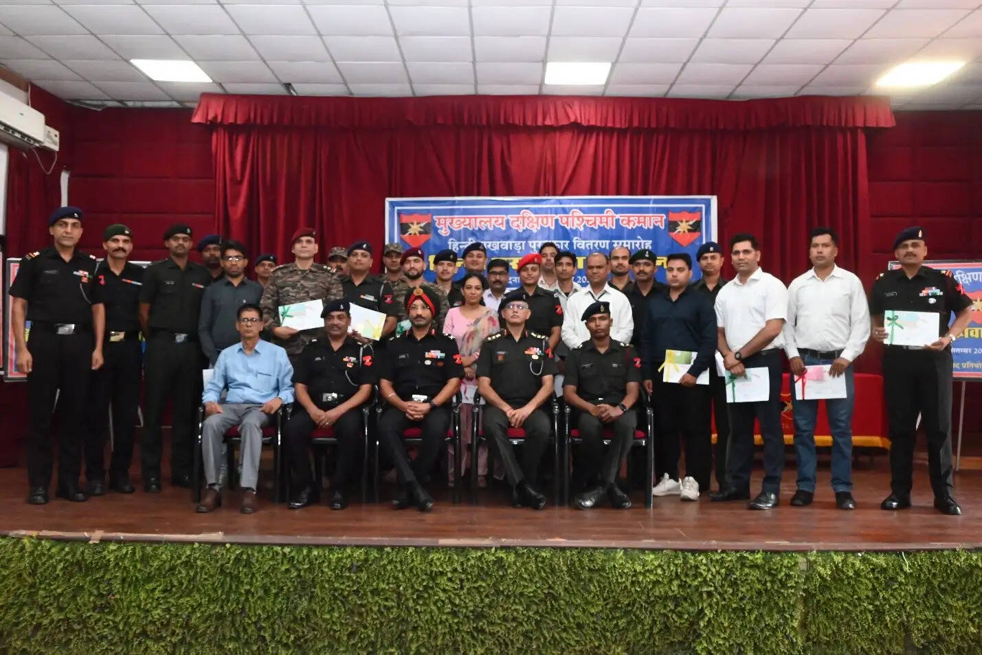 सप्त शक्ति कमांड मुख्यालय द्वारा हिंदी पखवाड़े का उत्सव मनाया