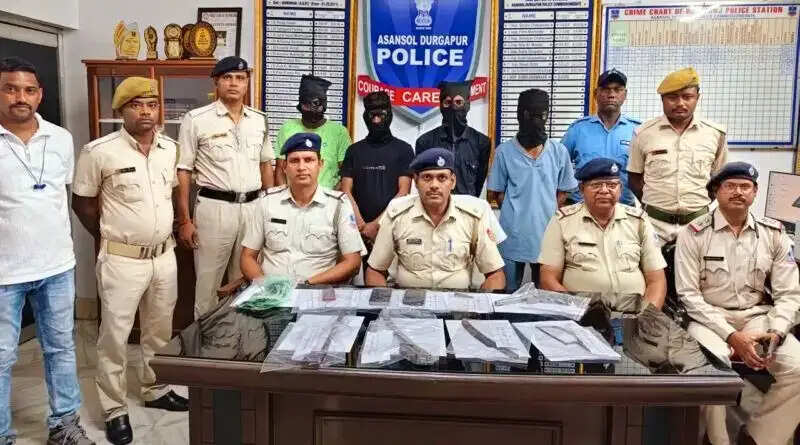 रानीगंज में डकैती की साजिश पुलिस ने किया नाकाम, चार गिरफ्तार