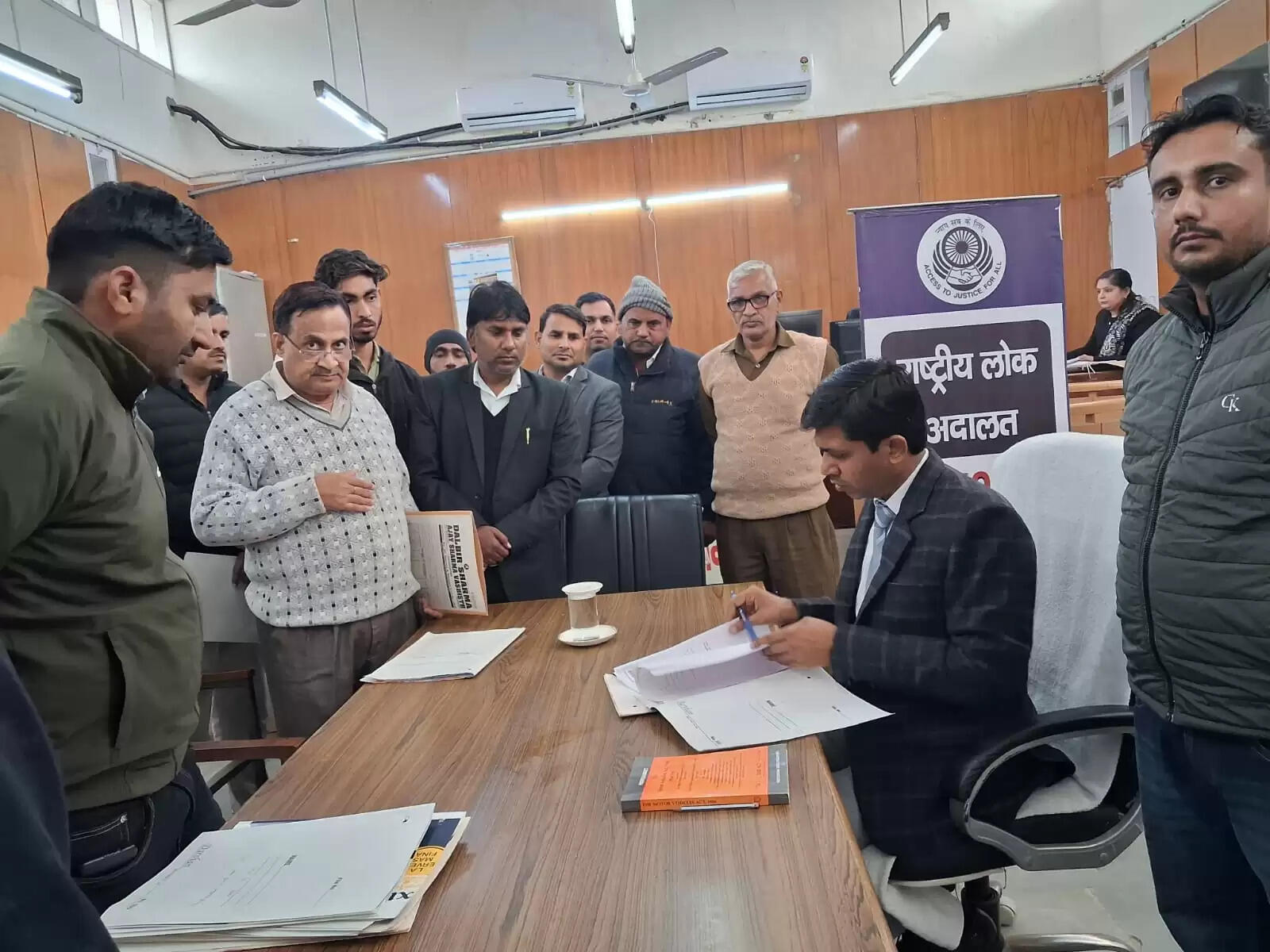 जींद : राष्ट्रीय लोक अदालत में 10406 केसों का निपटारा, तीन करोड़ का सेटलमेंट