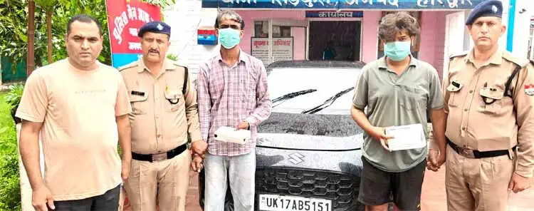 तमंचे के बल पर बाइक-मोबाइल लूट का खुलासा, दो आरोपित गिरफ्तार