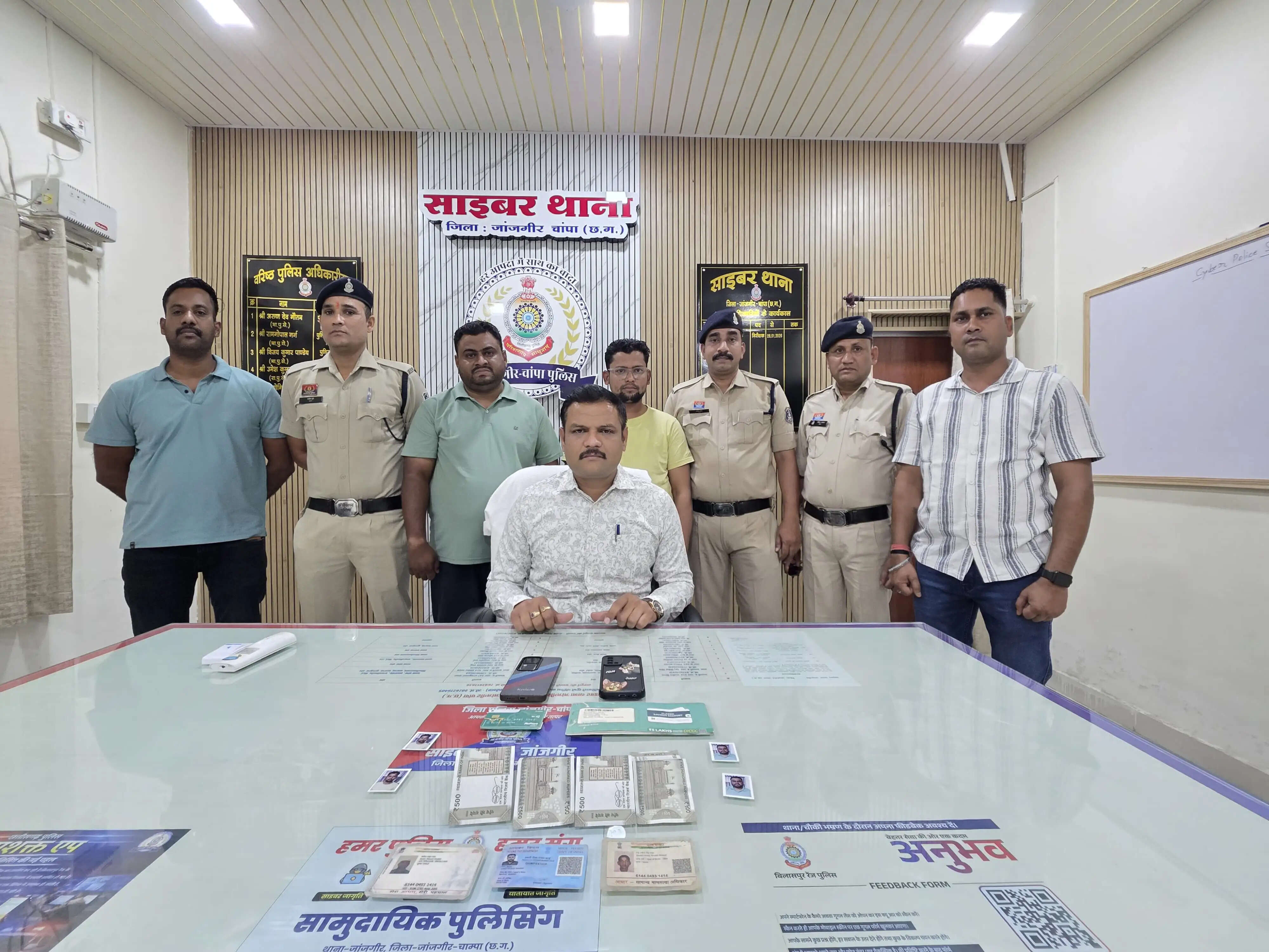 जांजगीर-चांपा : टेलीग्राम पर डबल मुनाफा का झांसा देकर 27 लाख से अधिक की ठगी, दो आरोपित गिरफ्तार