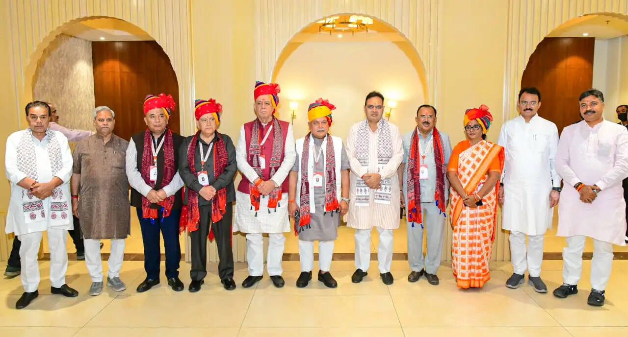 मुख्यमंत्री भजनलाल शर्मा ने पांच राज्यों के विधानसभा अध्यक्षों से की मुलाकात