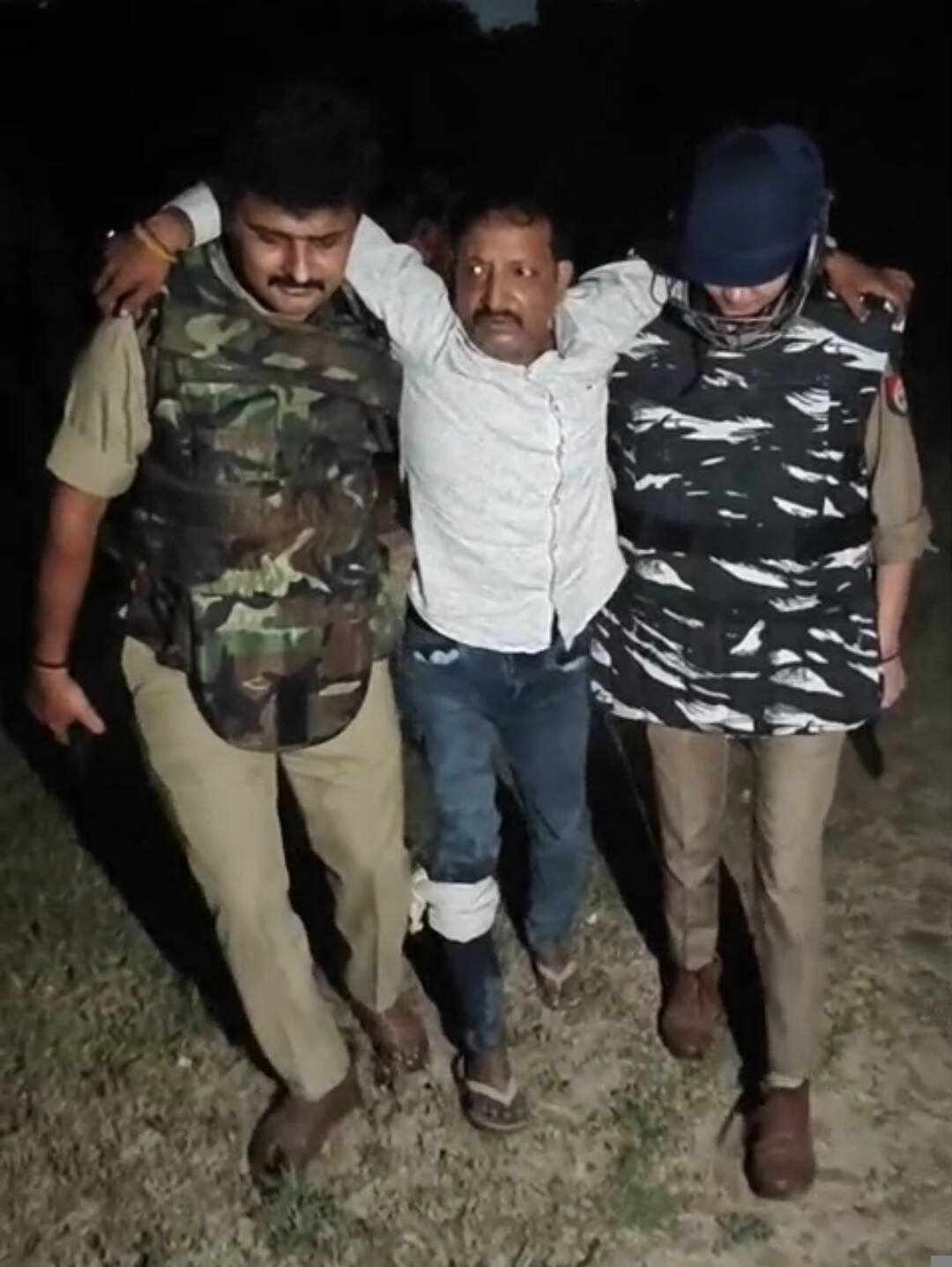 ब्याज के रुपये मांगने पर हुई थी होजरी कारोबारी की हत्या, मुठभेड़ में आरोपित गिरफ्तार
