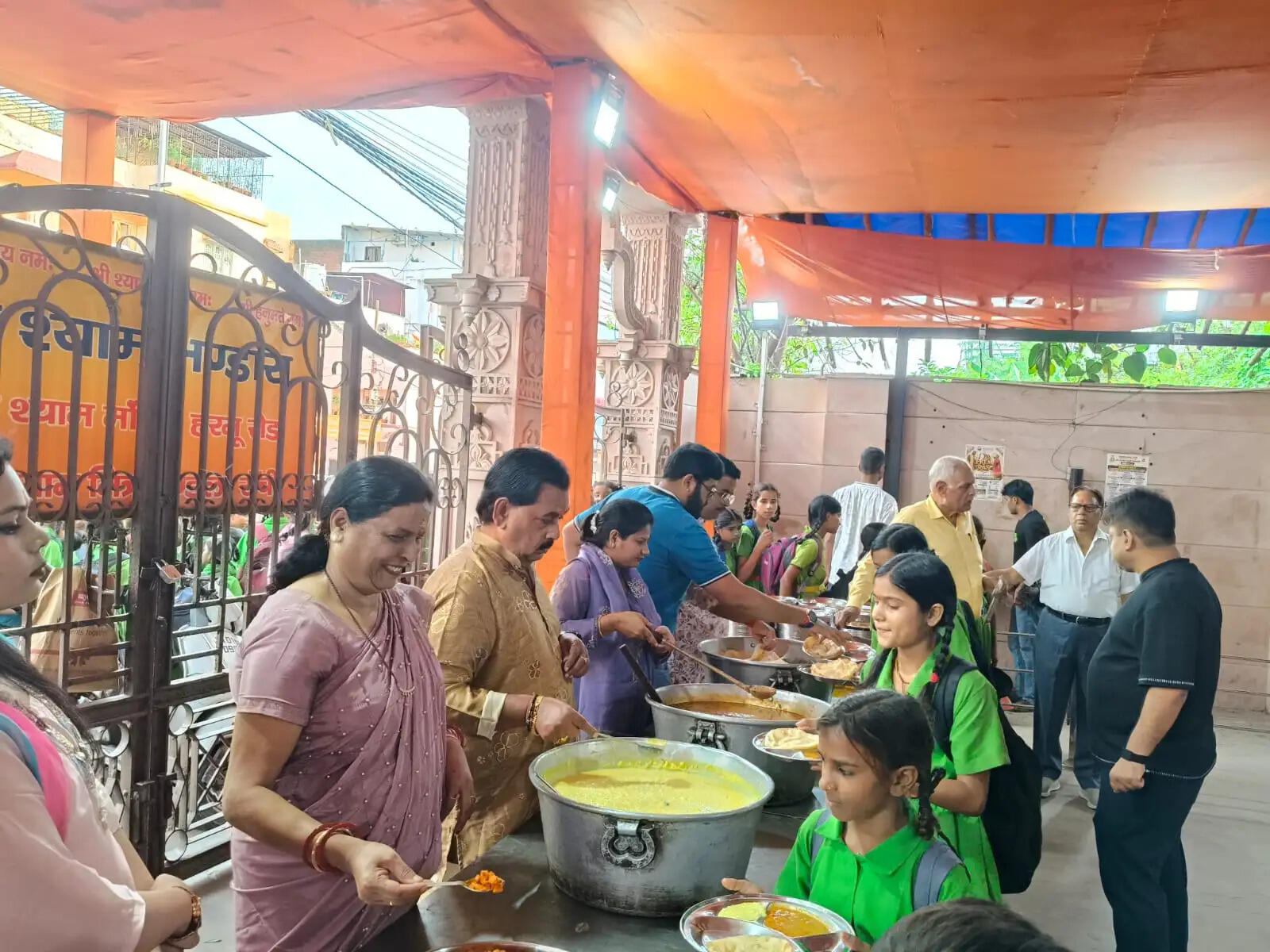 श्री श्याम मंदिर में 216वां श्याम भंडारा आयोजित