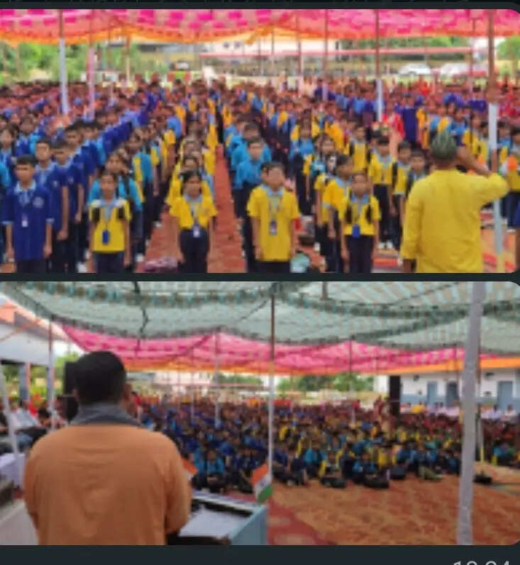 राष्ट्रचेतना के संदेश से गूंजा नथुवावाला,1,272 लोगों ने किया ‘वंदे मातरम्’ का सामूहिक जयघोष