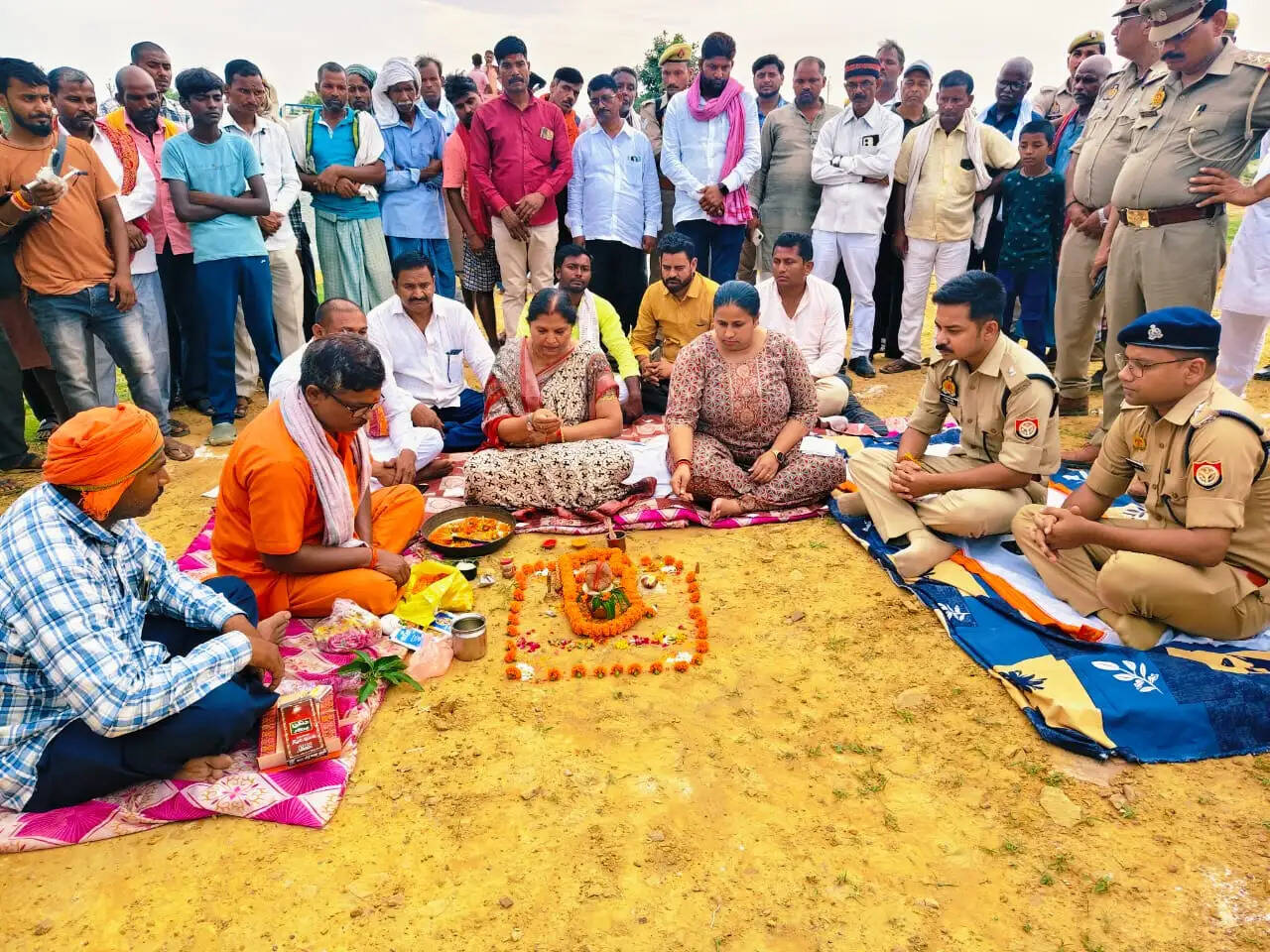 मीरजापुर : दाढ़ीराम में नई पुलिस चौकी का शिलान्यास, सुरक्षा व्यवस्था होगी और मजबूत