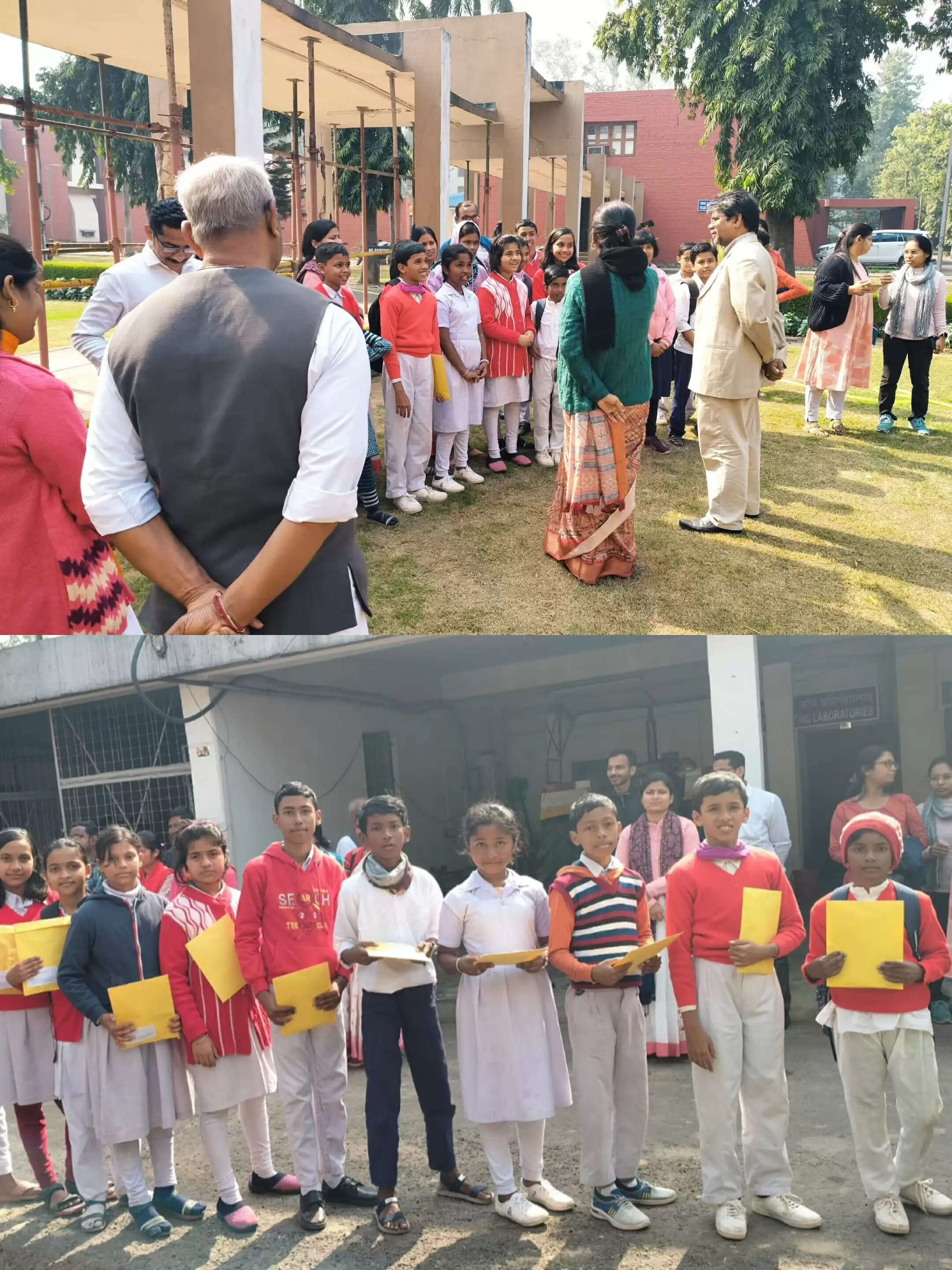 मादपुर सरस्वती शिशु मंदिर के विद्यार्थियों का आईआईटी दौरा