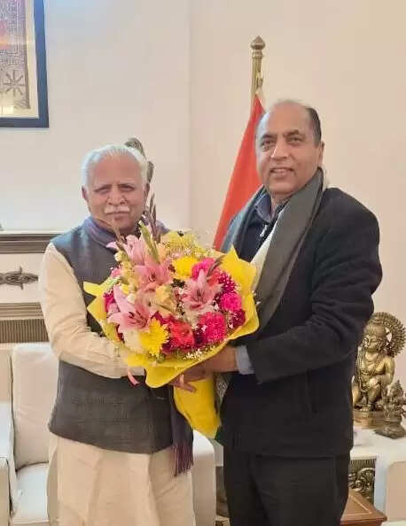 केंद्रीय मंत्री मनोहर लाल खट्टर से मिले पूर्व मुख्यमंत्री जयराम ठाकुर