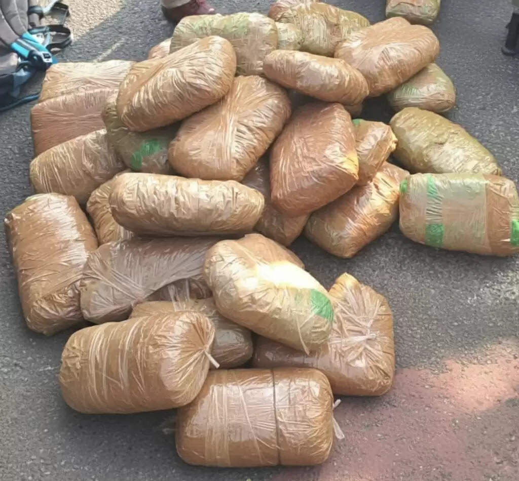 पूर्व मेदिनीपुर पुलिस की बड़ी कार्रवाई, कार से भारी मात्रा में गांजा बरामद