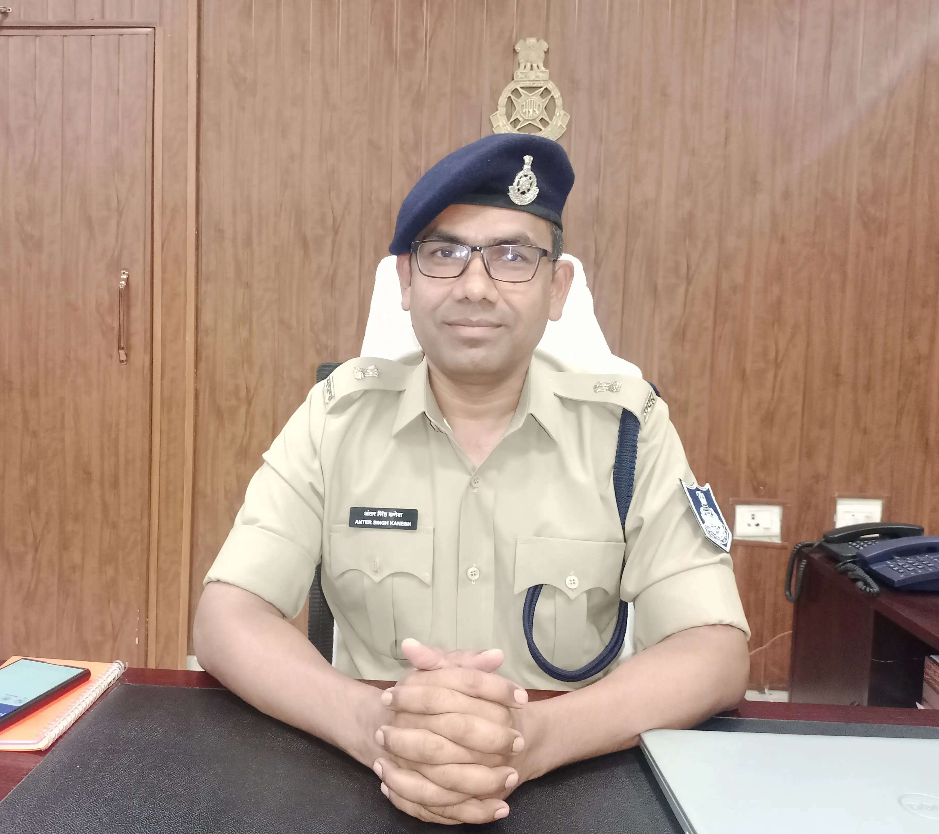अशोकनगर: दसवें एएसपी कनेश ने संभाला पदभार, कहा-जनता को न्याय और सुरक्षा दिलाना प्राथमिकता