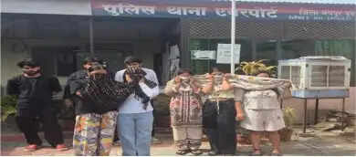 स्पा सेंटर पर पुलिस का शिकंजा: गाइडलाइन उल्लंघन पर पांच महिलाओं समेत आठ गिरफ्तार
