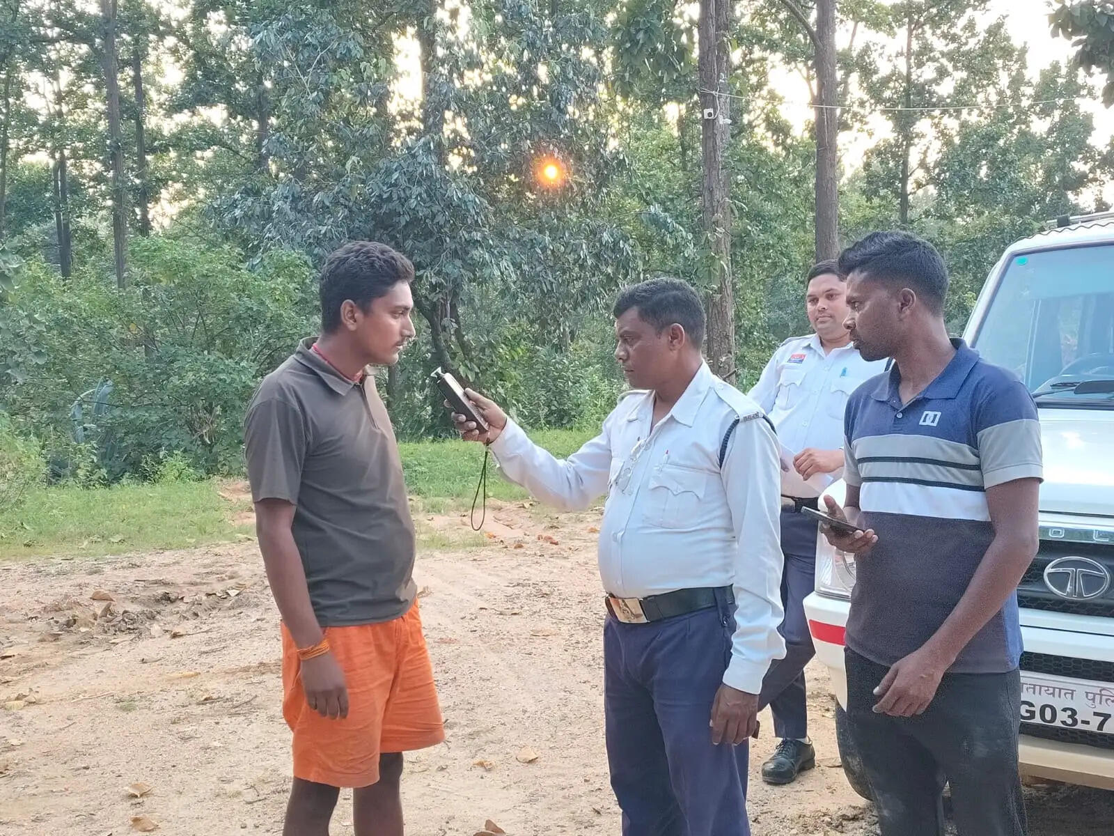 नशे में वाहन चलाने वालों पर बलरामपुर पुलिस की कार्रवाई, नाै माह में 1001 प्रकरण दर्ज