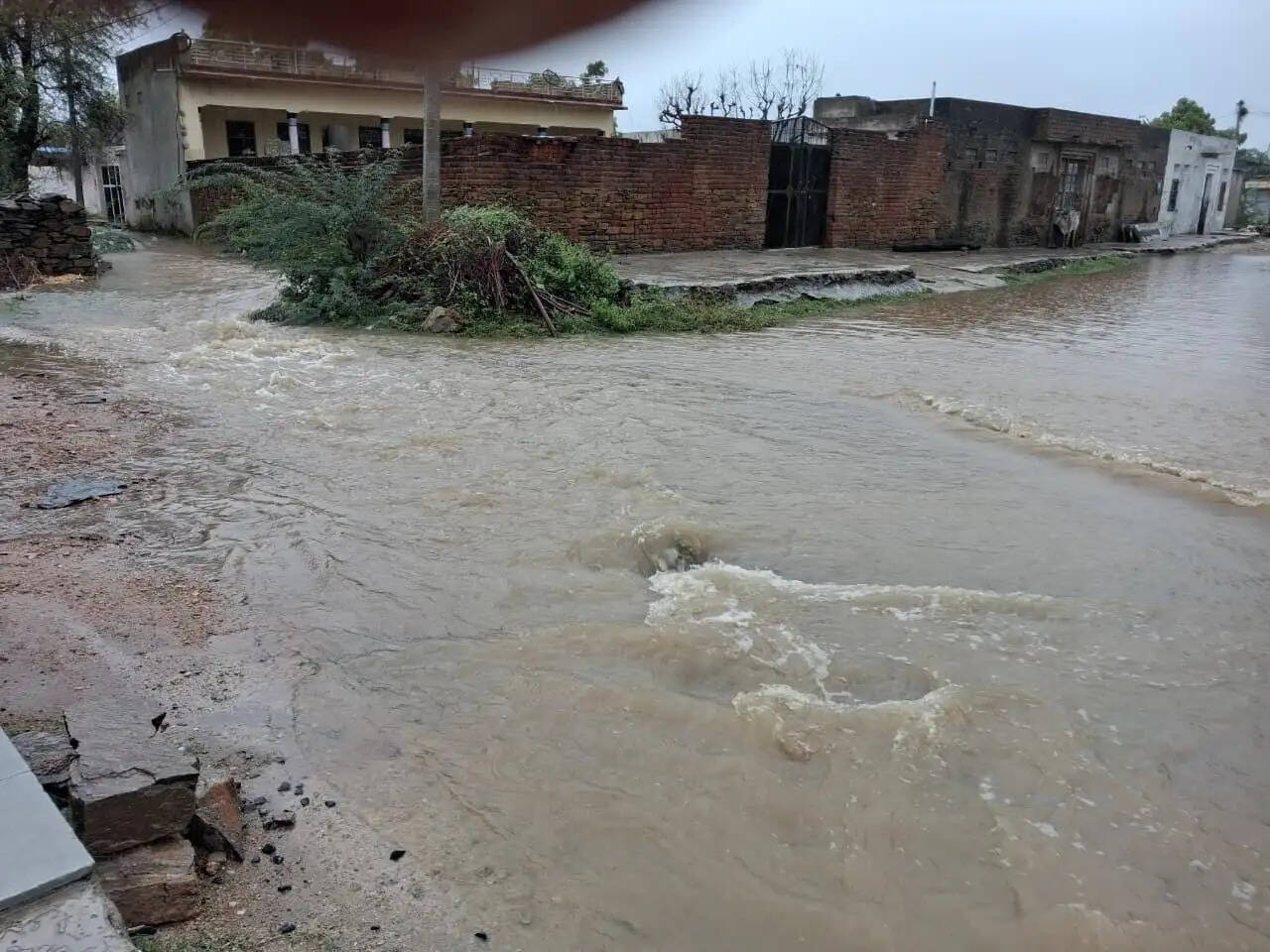 भीलवाड़ा में मानसून की दमदार वापसी, बदनोर में नौ, आसींद में छह इंच बारिश