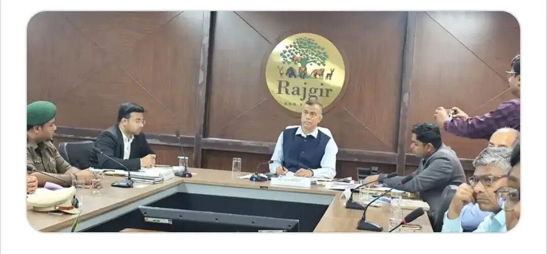 वन विभाग के अपर सचिव ने राजगीर नेचर व जू सफारी का लिया जायजा