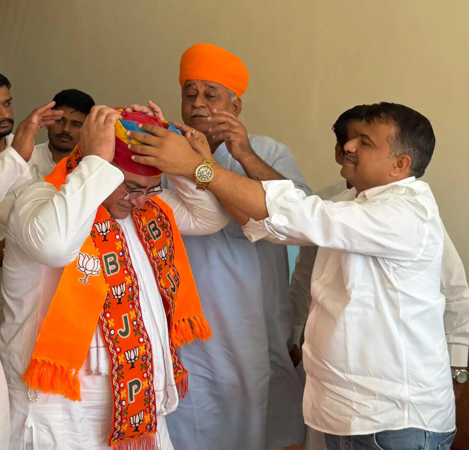 राजस्थान बीजेपी&nbsp;प्रदेश प्रभारी संजय भाटिया का बीकानेर&nbsp;में&nbsp;अभिनंदन