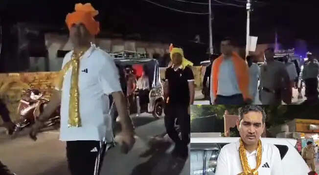 परिक्रमा मार्ग की व्यवस्थाएं परखने आधी रात को सड़कों पर उतरे मथुरा के जिलाधिकारी