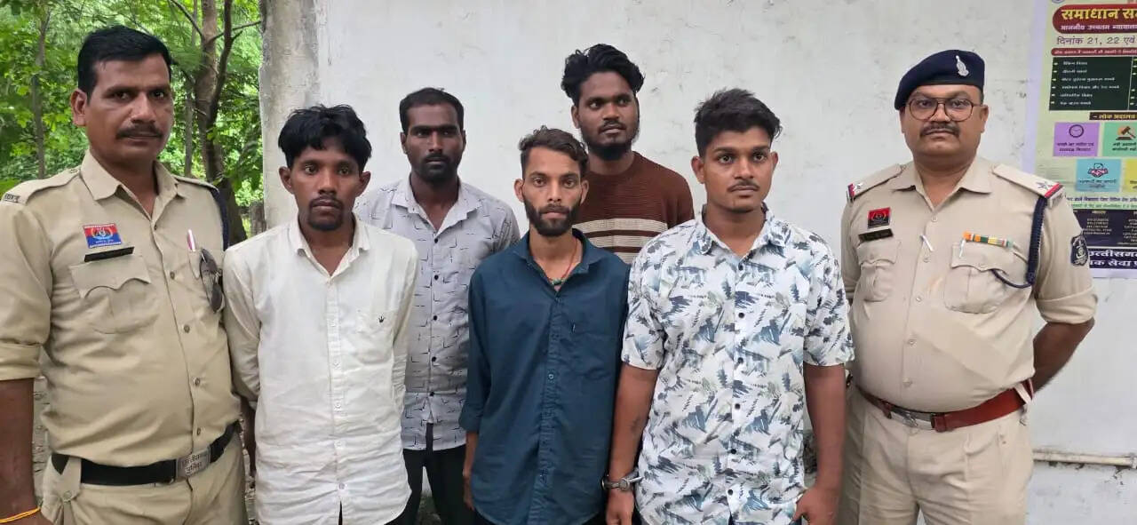 जांजगीर-चांपा में डकैती की साजिश नाकाम, पांच आरोपित हथियारों के साथ गिरफ्तार