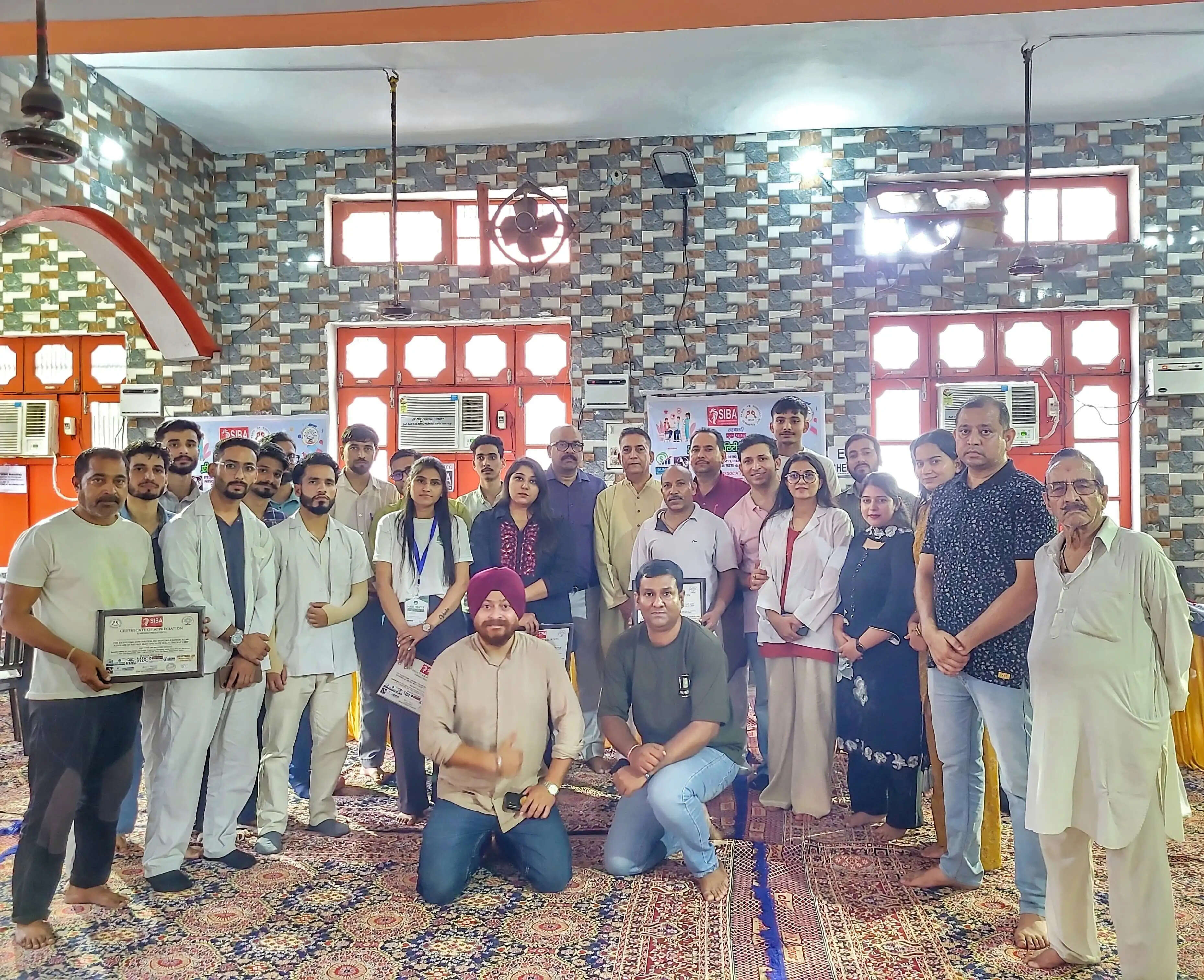 रेहाड़ी में नि:शुल्क मेगा मल्टीस्पेशियलिटी स्वास्थ्य शिविर, 500 से अधिक लोगों ने उठाया लाभ